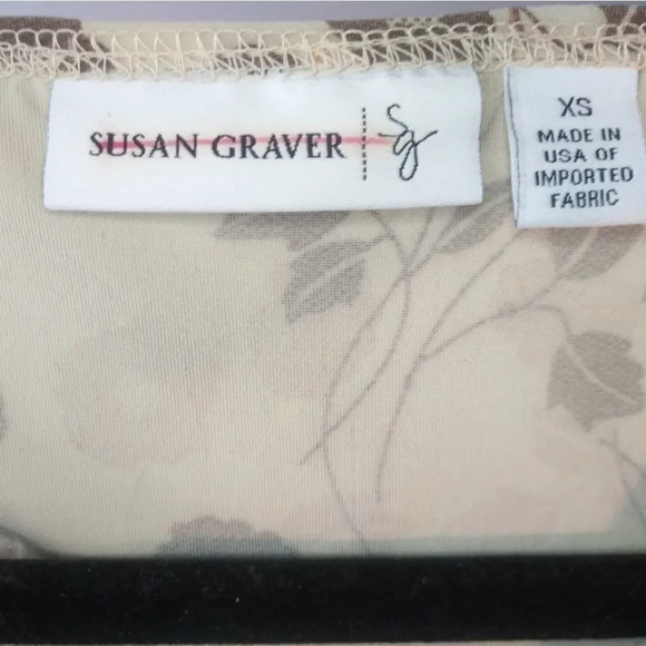 SUSAN GRAVER FLORAL BLOUSE - Picture 3 of 4